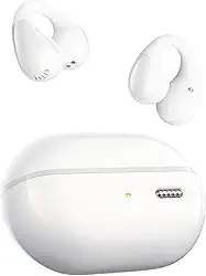 SoundPEATS PearlClip Pro Fones de Ouvido Bluetooth 5.4 de Ouvido Aberto com Presilha, IPX5 à Prova d'Água, 24H de Bateria, Controle por APP, Fones Esportivos para Corrida, Ciclismo e Fitness