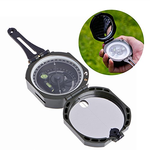 Brújula de bolsillo magnética para geología y topografía miniatura 2
