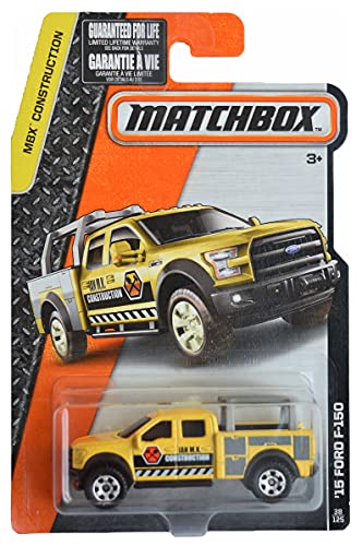 Matchbox '15 Ford F150, [Yellow] Construction 38/125