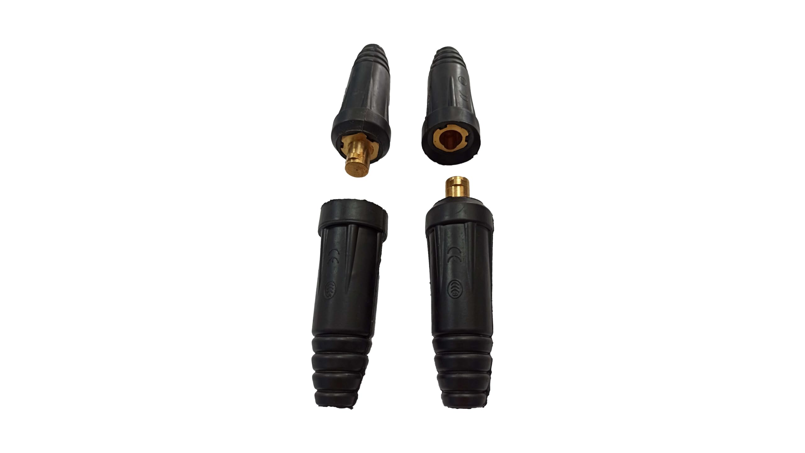 ELCAN - Connecteurs Rapides Soudure 35-50mm | Pack 4 Pièces Mâle/Femelle | Câbles Soudage