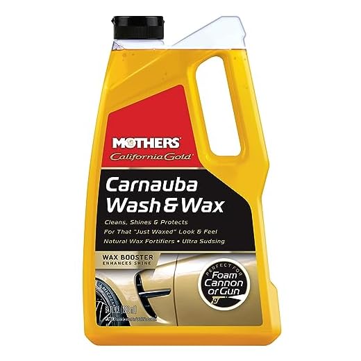 Mothers 05674 California Gold Carnauba Wash & Wax, 64 oz.