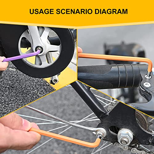 Metric Hex Key Set, 9Pcs Allen Key Set 1.5-10mm, Anti-Slip Long Ball End Hex Wrench Set, for Disassembly and Maintenance of Mechanical Equipment Vehicles, with Color Coding - Imperial… 6 Metric Hex Key Set, 9Pcs Allen Key Set 1.5-10mm, Anti-Slip Long Ball End Hex Wrench Set, for Disassembly and Maintenance of Mechanical Equipment Vehicles, with Color Coding - Imperial… - Image 6