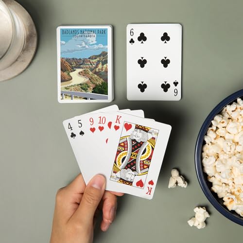 Lantern Press Naipes Poker Badlands National Park miniatura 2