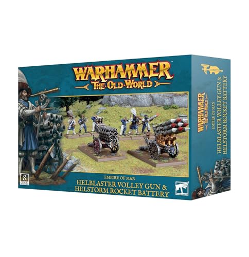 Warhammer+ToW+-+Empire+de+L%27Homme+%3A+Canon+%C3%A0+R%C3%A9p%C3%A9tition+%26+Batterie+Tonnerre+de+Feu+de+l%27Empire