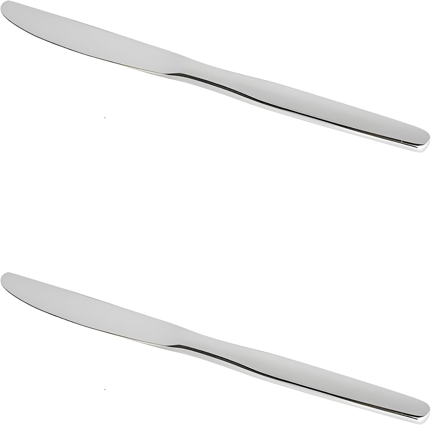 NS INC 2pcs Dining Butter Knife Cheese Spreader for Home Kitchen Restaurant Stainless Steel