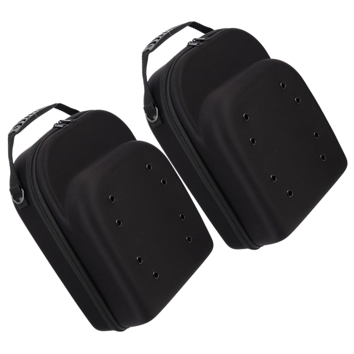 FOMIYES 2pcs Baseball Caps Storage Box Travel Hat Carrier Case for Baseball Caps Black Lightweight Protective Hat Organizer for Travel and Storage
