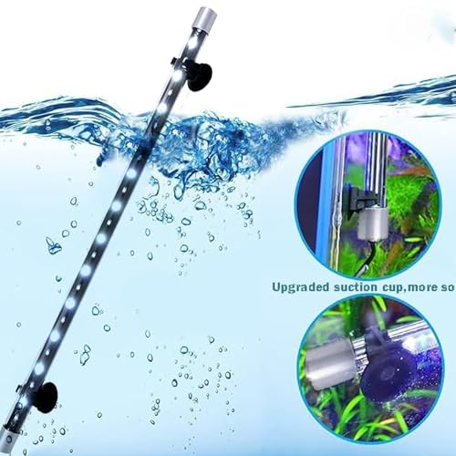 Image of VENUS AQUA Blue Pet Fully Sumbersible Waterproof Aquarium LED Light /Lamp for Fish Tank (Multicolor) Three Type Mode Length (57 CM)