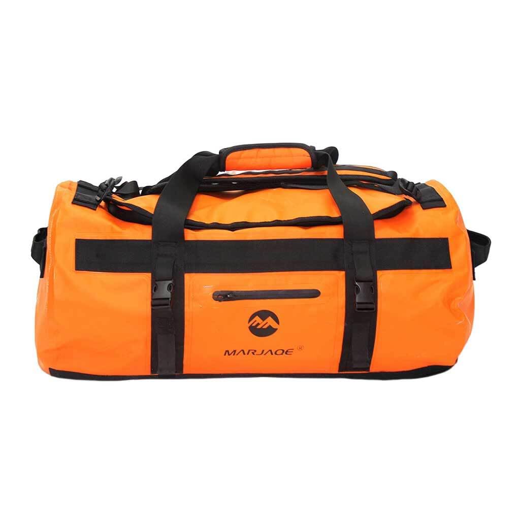 Bolsa impermeable de lona de gran capacidad para exteriores, bolsa hombro seca para silla montar, bolsas PVC, bolso mano para playa, Rafting, viaje, natación