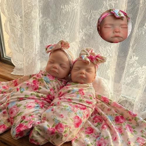 Muñeca bebé Reborn de silicona 10 pulgadas realista miniatura 5