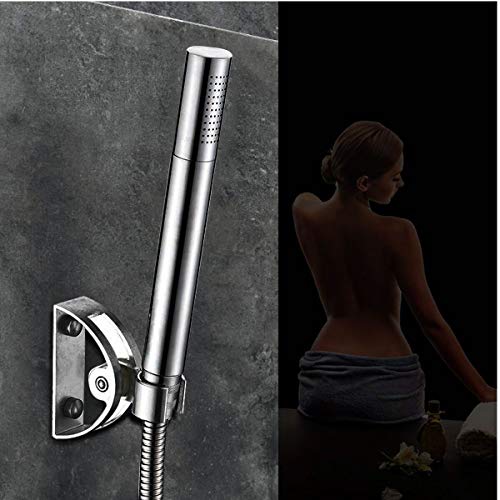 Miniducha de mano universal con boquilla láser perforada y cuerpo de latón cromado miniatura 6