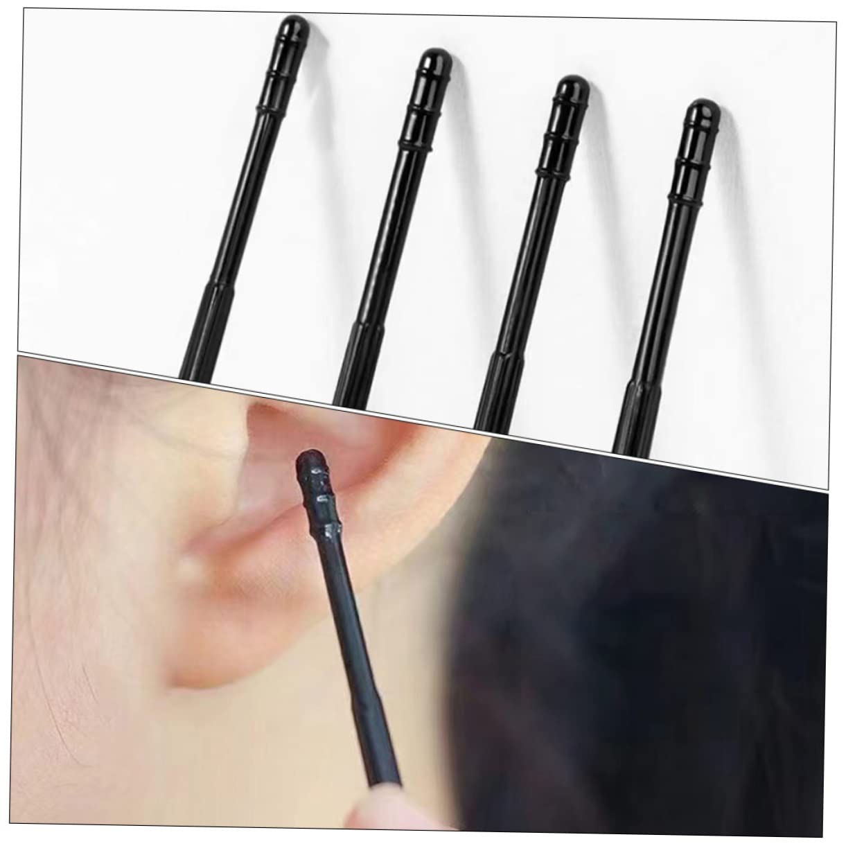 FRCOLOR Ear Wax Scoop 200pcs Disposable Ear Cleaning Sticks Sticky Cleaning for