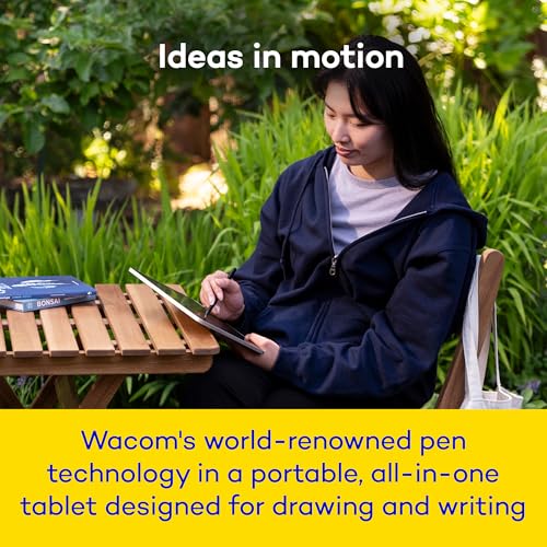 Image of Wacom MovinkPad 11, Android Mobile Drawing Tablet, 11 inch with Battery-Free Slim Pro Pen 3, 8GB RAM /128 GB Storage, Quick Draw Feature, Anti-Glare Etched Glass Matte Screen, No Computer Needed