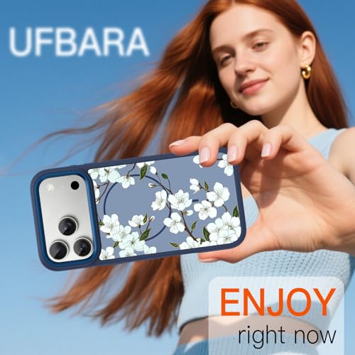 Coque iPhone 17 Pro Max design branches florales avec technologie magnétique - 7