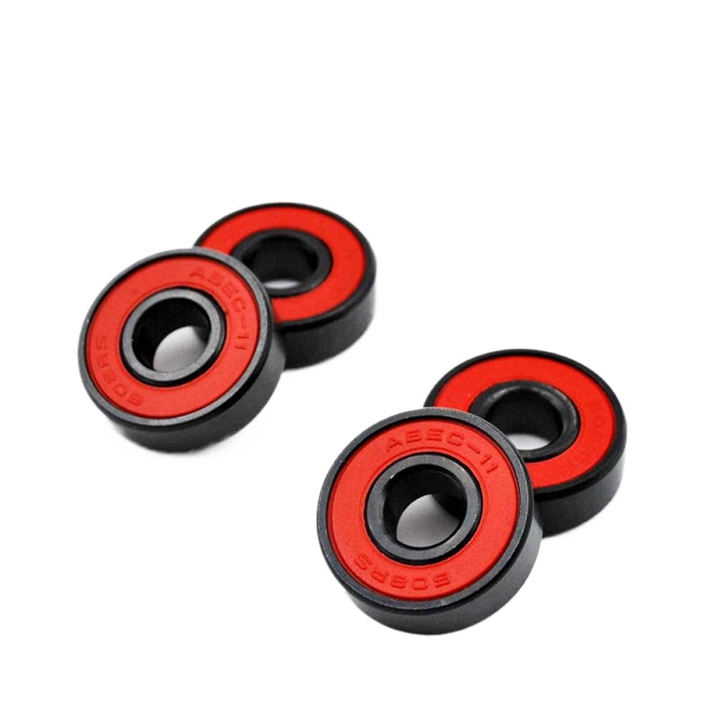 16pcs 608 2RS Hybrid Ceramic Ball Roueur 8x22x7mm ABEC-11 compatible avec les skateboards à rouleaux