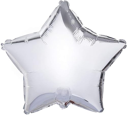 Miniatura 4 de MOWO 50 globos de papel de aluminio en forma de estrella, globos de helio Mylar de 18 pies, autosellantes, reutilizables, colores surtidos, para