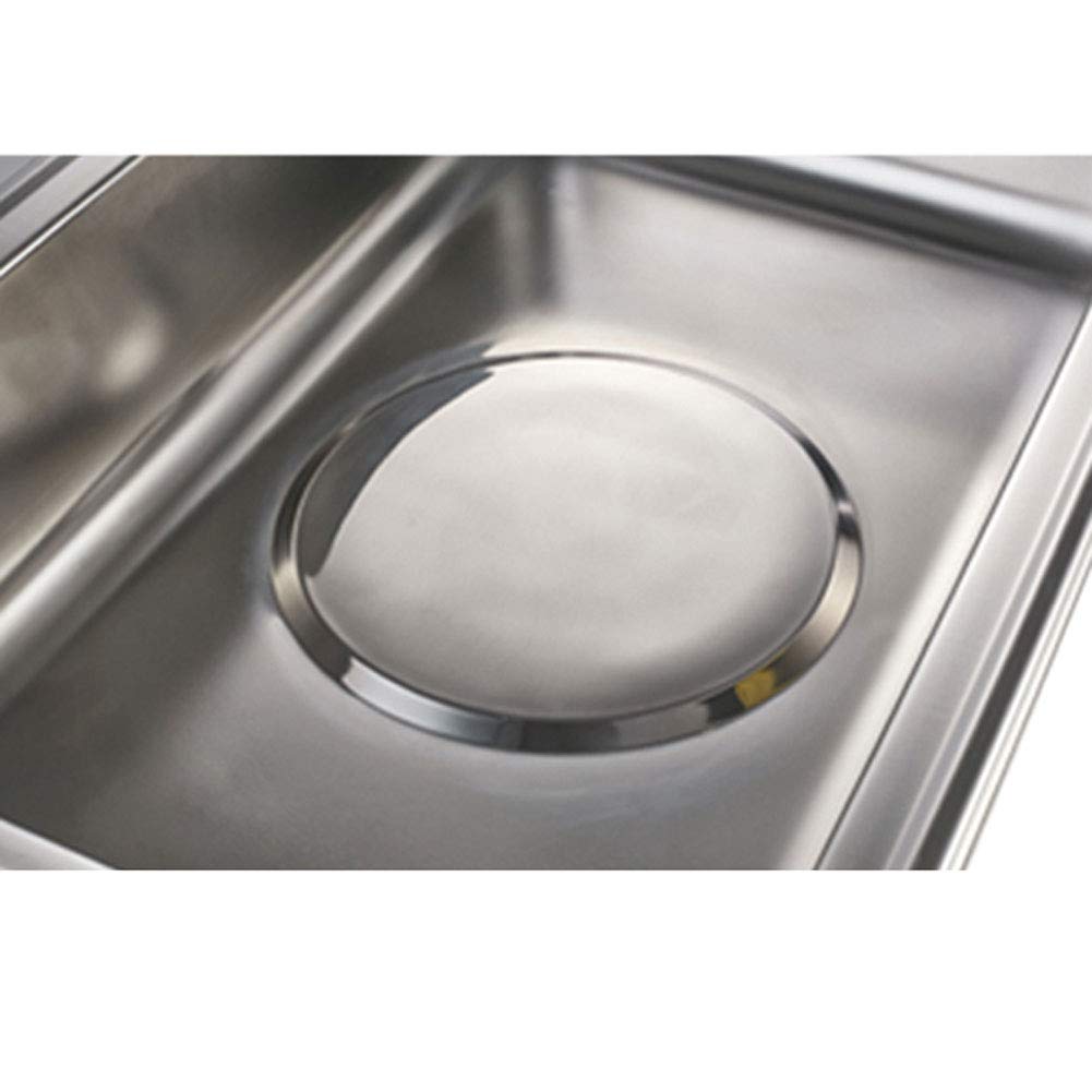 Calentadores de Comida, Chafing Dish Calentador Para Buffet Set Bandejas de Calentamiento Acero Inoxidable Contenedor para comida Calientaplatos Recipiente Térmica Buffet Hornillo