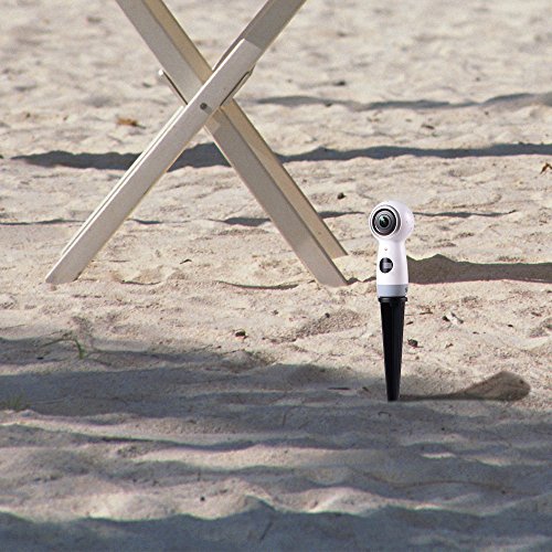 Spike Pole Mount Ground Stake For Insta360 One R Samsung Gear 360 2017 Edition Cam,360Fly 360° Cam,Ricoh Theta V Sc2 M15,Lg 360,Nikon Keymission 170/360&Garmin Virb 360 Cam #TOP3