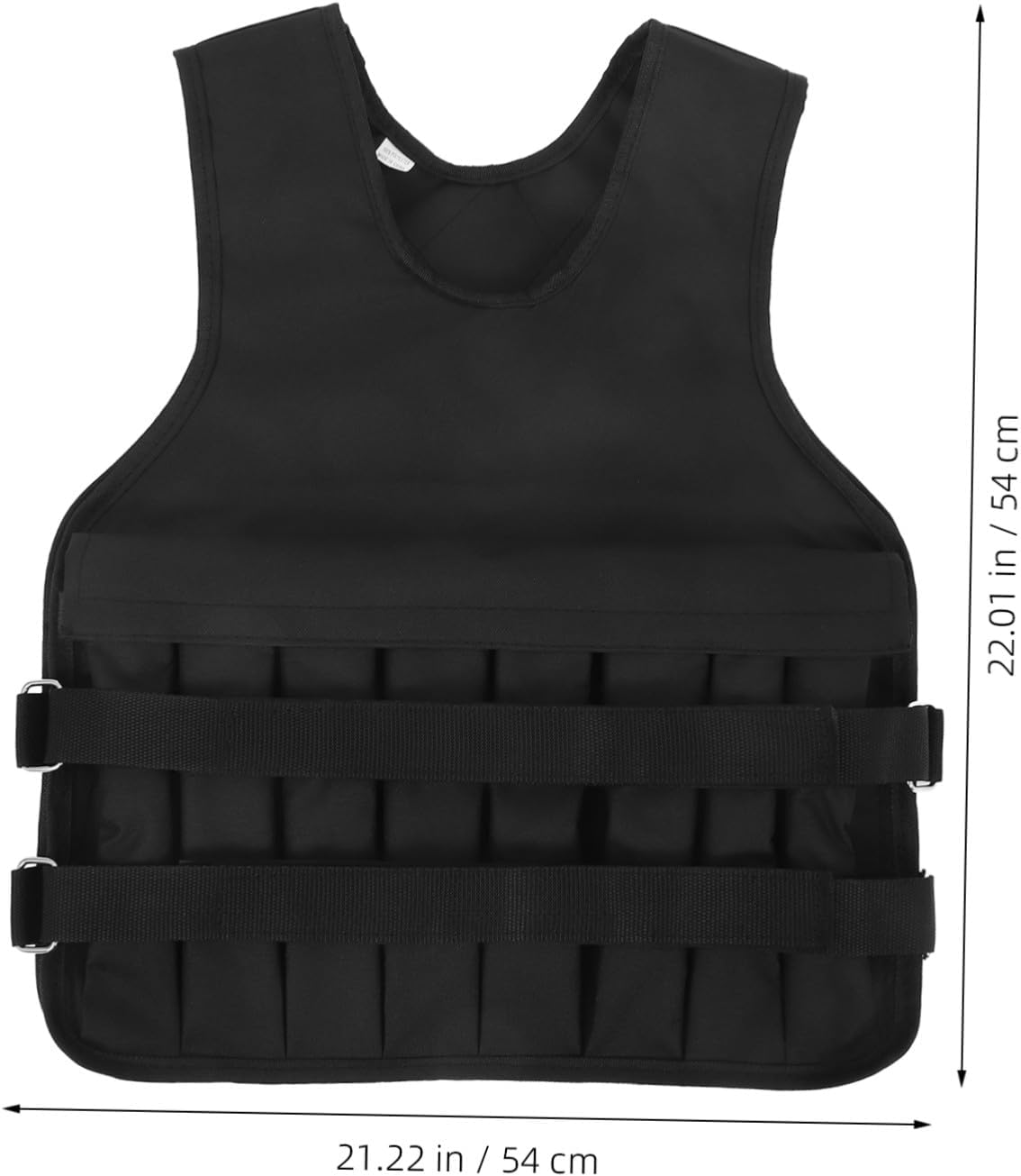 Adjustable Weight Vest for Men and Women Breathable Oxford Cloth Fitness Running Vest Multi-functional Training Equipment for Exercise and Strength Building