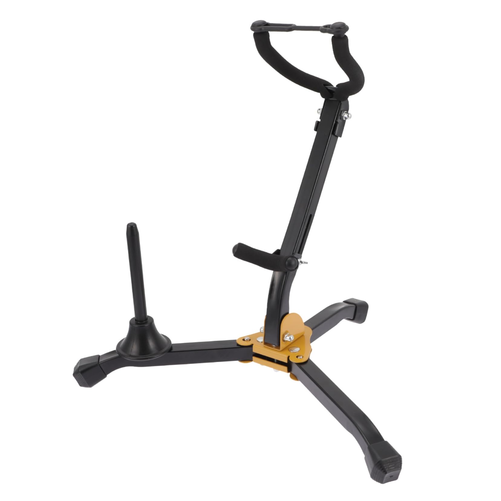 ifundom Supporto per Sassofono Tenore Supporto Pieghevole in Ferro Accessorio per Sassofono Espositore Stabile per Case e Negozi di Strumenti Musicali