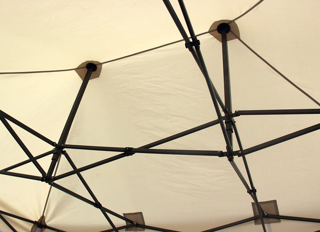 All Seasons Gazebos | 3x2m Pop Up Gazebo mit 4 Seitenwänden, Zubehörpaket & Rolltasche | Schwerlast, vollständig wasserdicht, hochwertige Materialien (Beige)