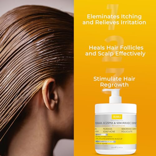 Image of Anti Fungal Psoriasis Conditioner for Psoriasis, Eczema & Seborrheic Dermatitis | with DHT Blockers, Mineral Complex & Tea Tree Oil | Soothes Dry Itchy Scalp & Supports Hair Growth for Men & Women