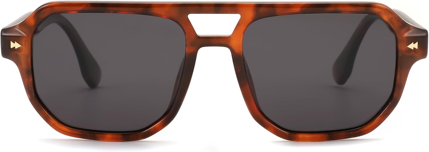 FEISEDY Polarized Aviator Sunglasses Men Women, Retro 70s Style Design - UV400 Protection, Driving & Daily Wear B0203 - Image 9