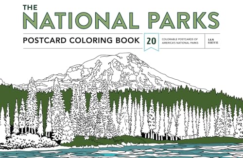 The National Parks Postcard Coloring Book: 20 Colorable Postcards of America's National Parks
