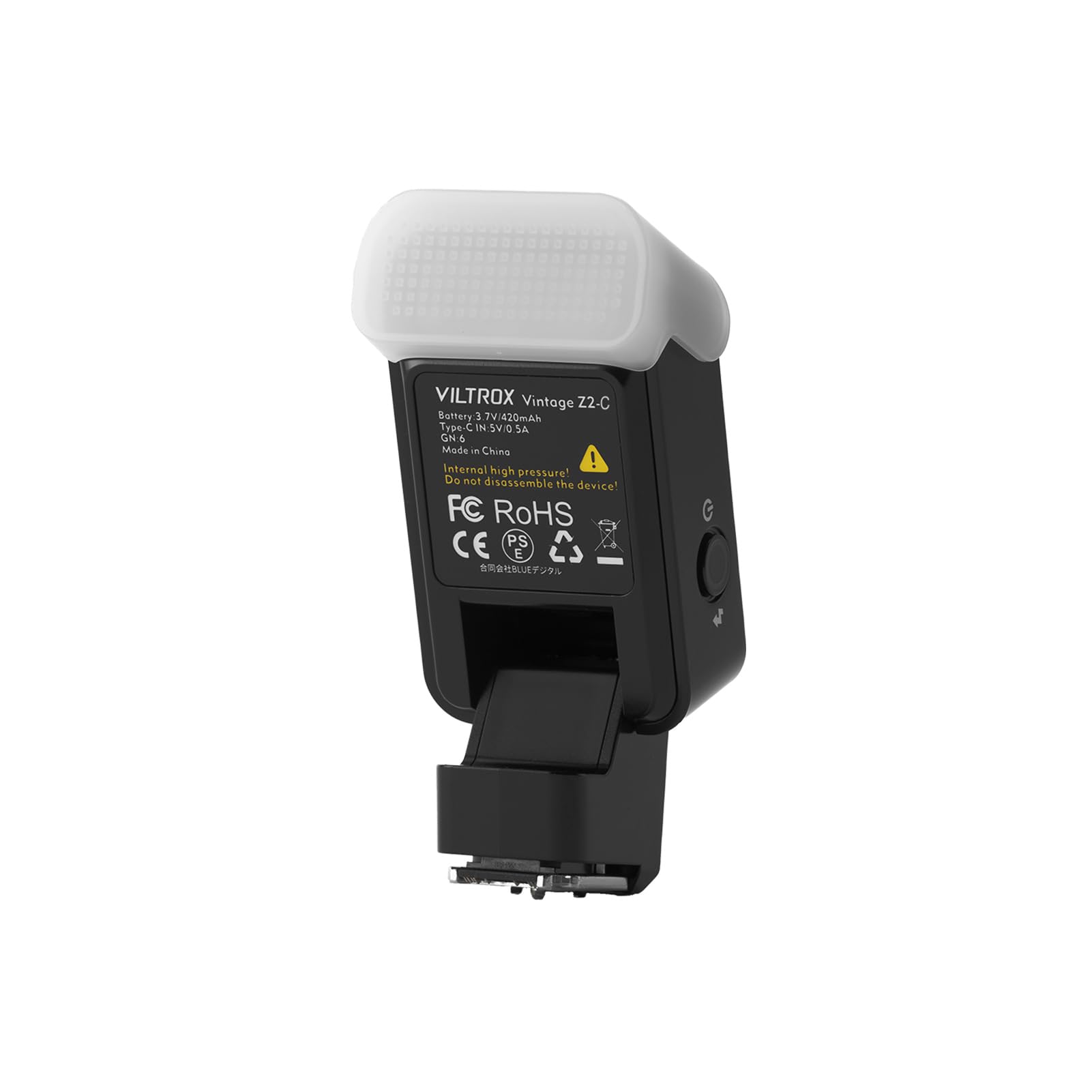 mingzhe Flash TTL Portátil Luz de Flash de Cámara TTL Plegable 10Ws GN6 con 700 Flashes Batería Incorporada y Difusor para Fotografía Viajes sin Espejo DSLR