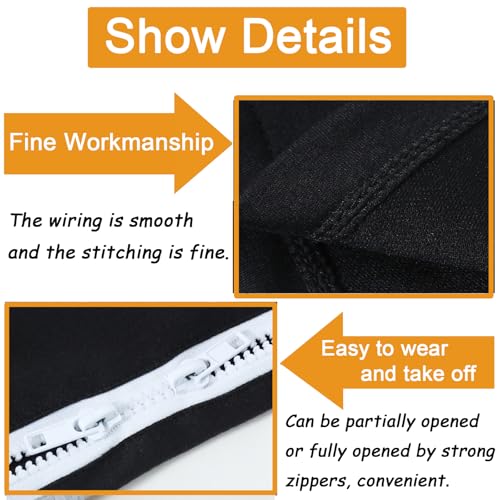 Tearway Mens Post Surgery Pants 2 Side Zippers Basketball Sweatpants Tear Way Pants Bedridden Patient Clothing3