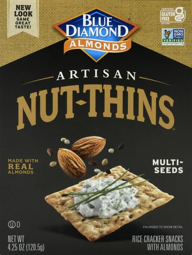 Image of Blue Diamond Almond Cracker Crisps, Multi-Seed, 4.25 oz