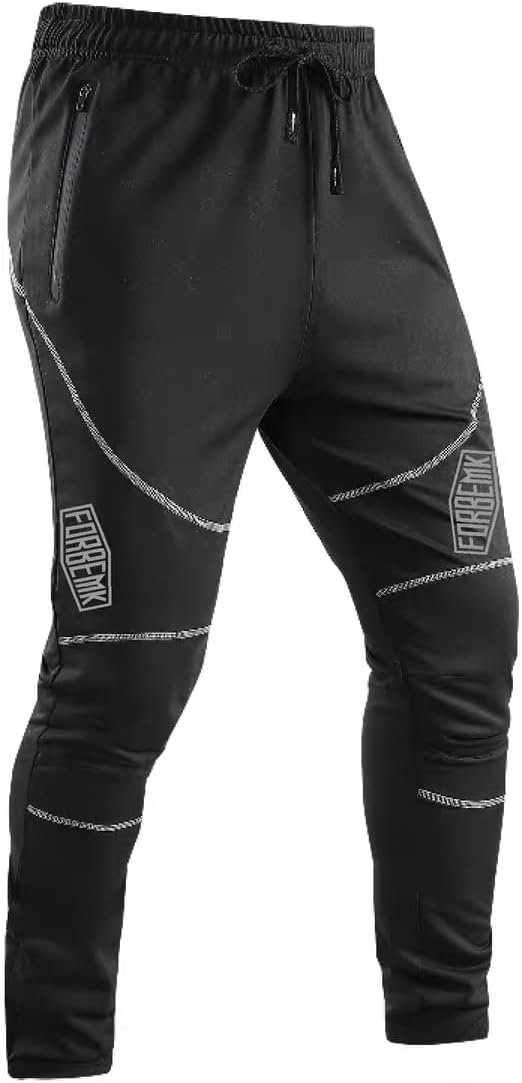 FORBEMK Boys Mountain Bike Pants, Lightweight Cycling Riding Pants, Stretch Breathable Trousers for MTB BMX Training Outdoor