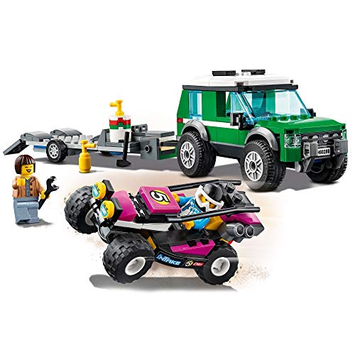 LEGO 60288 City Great Vehicles Furgoneta de Transporte del Buggy de Carreras