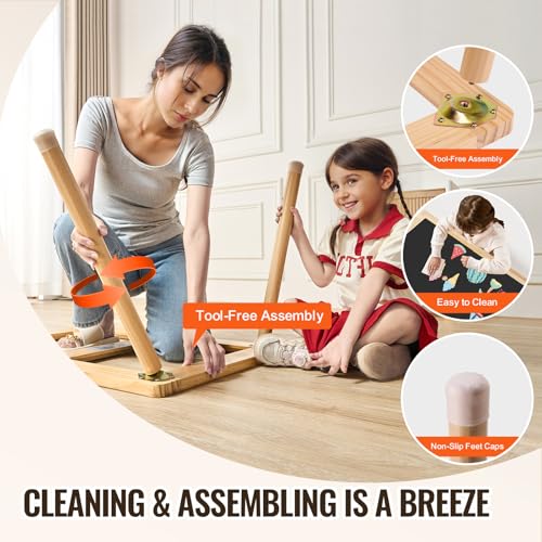 image for VEVOR Sensory Table for Toddlers, Kids Activity Table with 3 Foldable 