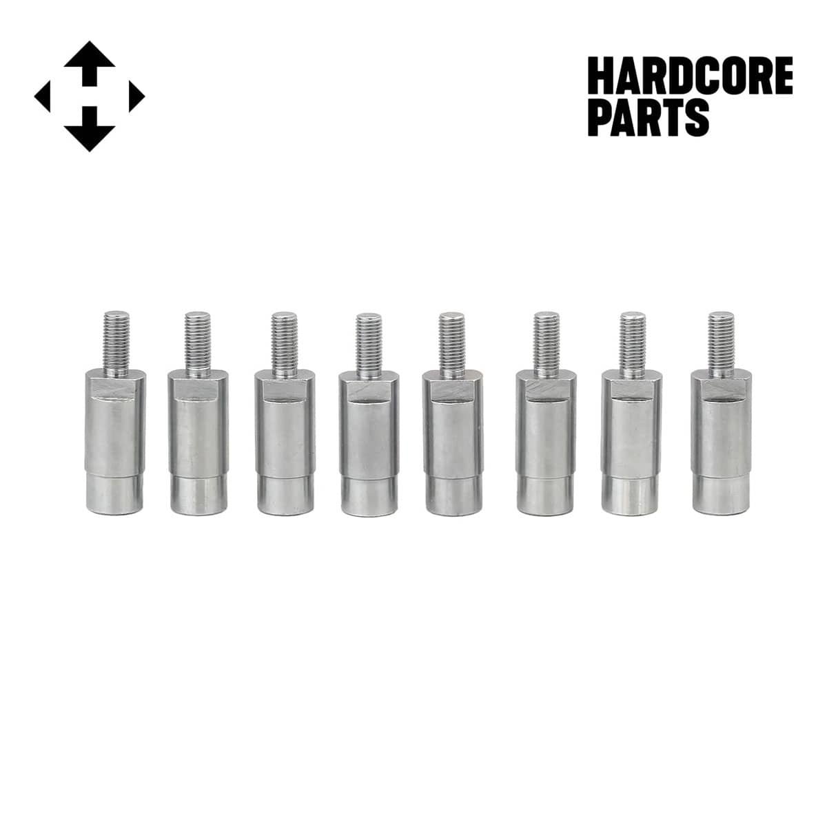 Set of 8 High Performance ATV Stud Wheel Spacers 4" (2 inch Per Side) Universally for ATV UTV with M12-1.25 threads - Compatible with Yamaha Golf Cart Wolverine Viking Kawasaki Mule Teryx KRX