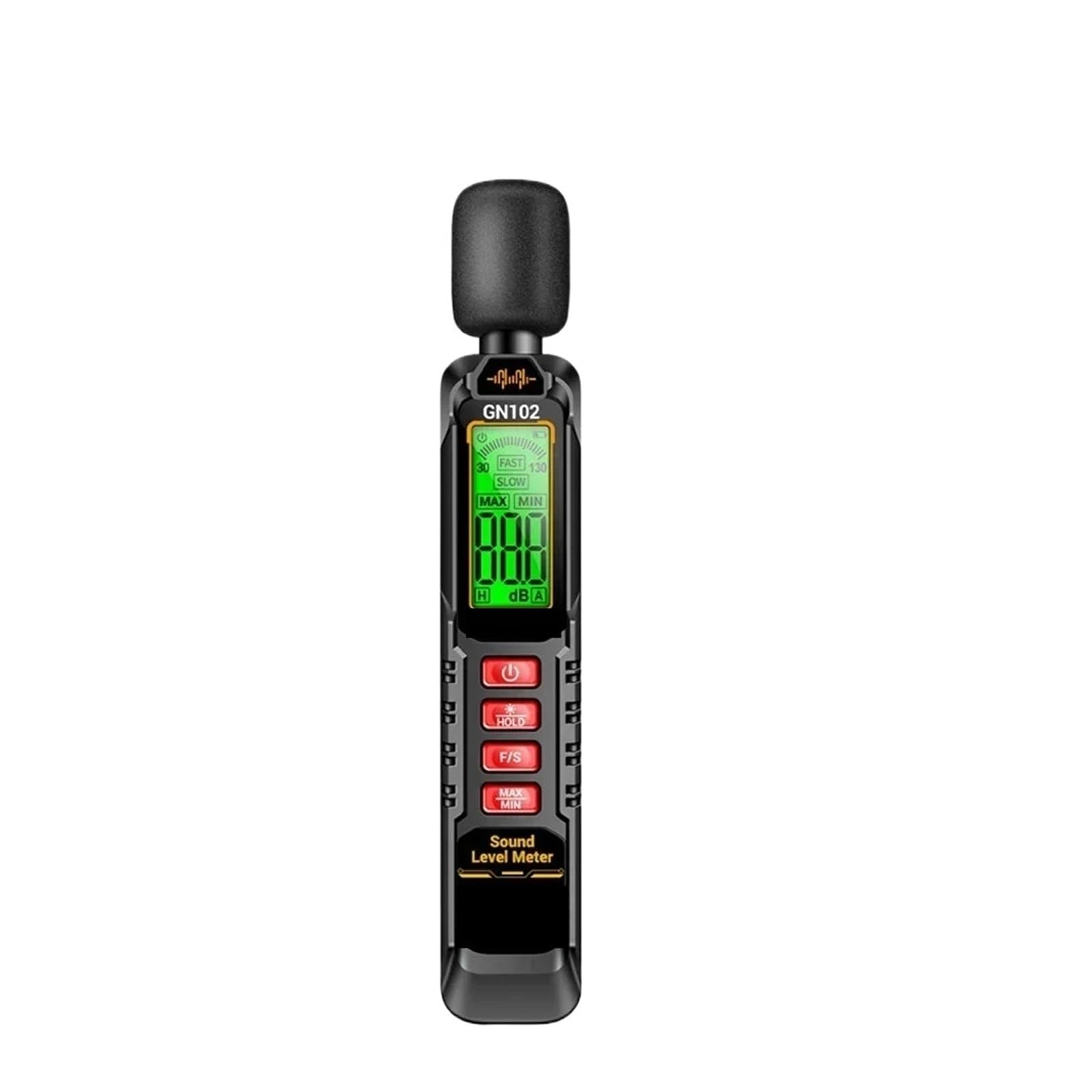 Medidor de decibeles, 2 Uds Medidor De Nivel Sonido Digital 30-130 DB Portátil,para escuelas hospitales bibliotecas