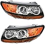 AM Autoparts AM-3078036259 (2 Piece) Headlight Set