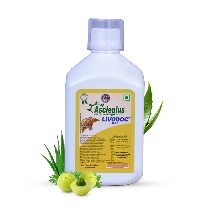 Asclepius Livdoc Ras Supports Liver Health, Detoxifies & Cleanses, with Hepatoprotective Herbs. Promotes Digestive Wellness. Free from Artificial Additives- 500 ml (B0D9JX3N9F) Amazon Price History, Amazon Price Tracker
