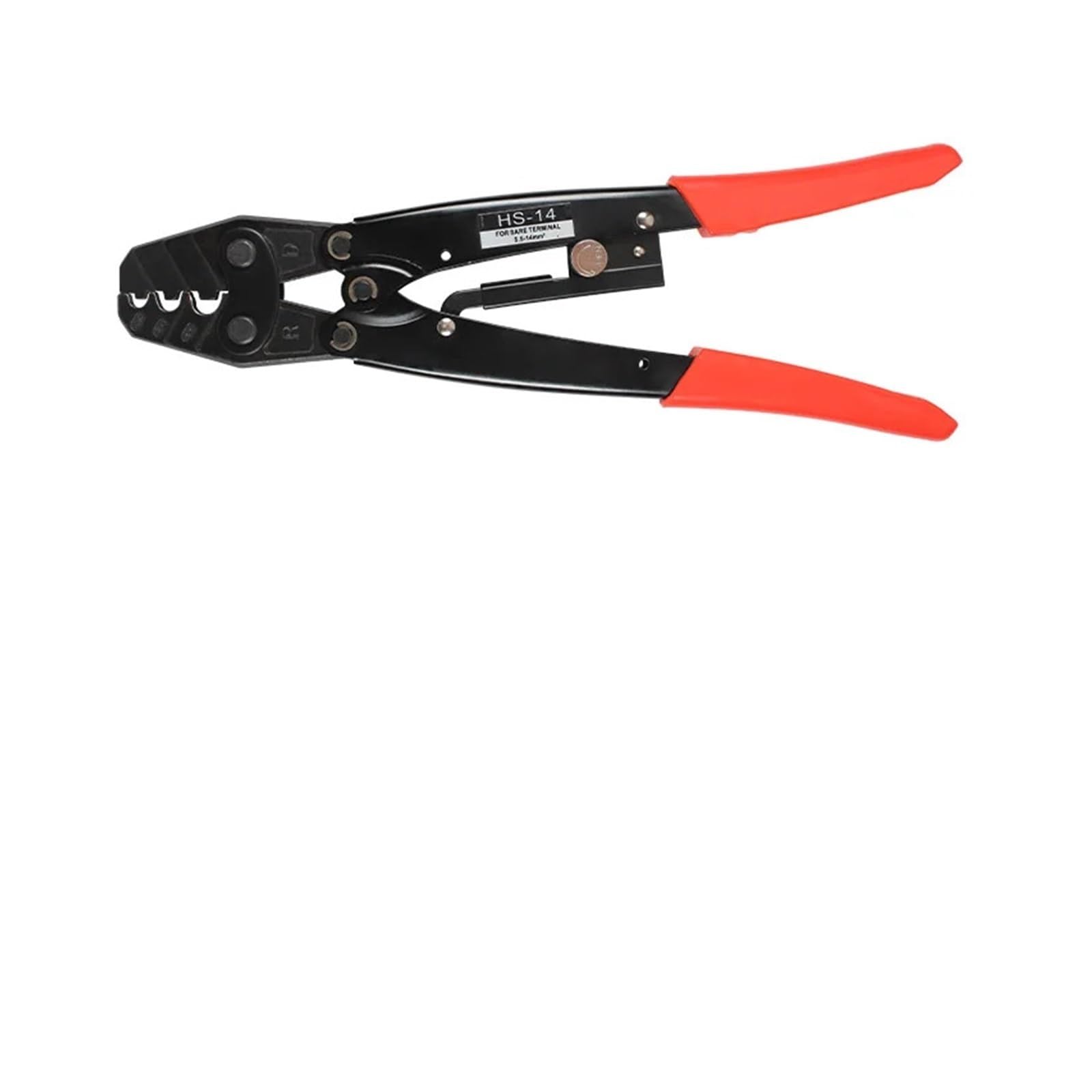 Ewsdsfs Hs-14 Hs-16 Japanese Crimping Pliers Cable Lug Crimper Tool Bare Terminal Hand Tools For Non-Insulated Links(Hs-14)