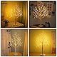 CECOMBINE Birke Lichterbaum Innen mit 144 Warmweißer LEDs Licht, LED Baum Lichter Bäumchen Dekozweige Weihnachtsdeko Hochzeit Innendekoration für Party Geburtstag Hochzeit, Festliche Partydekoration