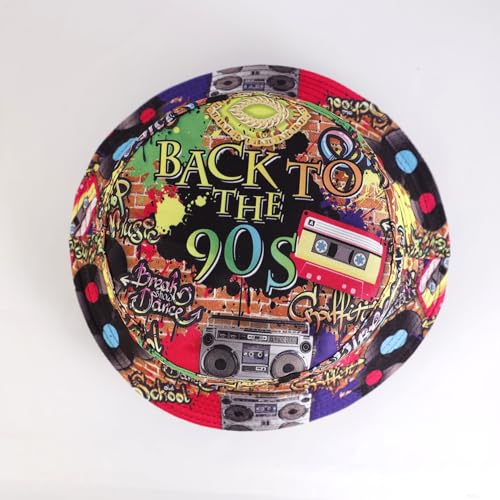Sombrero Bucket Retro 80 90s para Mujer y Hombre miniatura 6