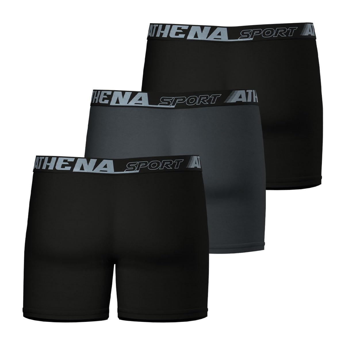 Athena - Lot de 3 Boxers Longs Homme Sport Air Fit