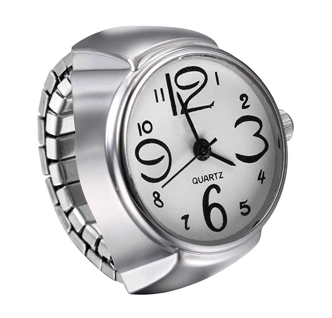 YouBellaValentine Gifts Jewellery Stylish Unisex Finger Ring Watch for Girls/Women/Men/Boys