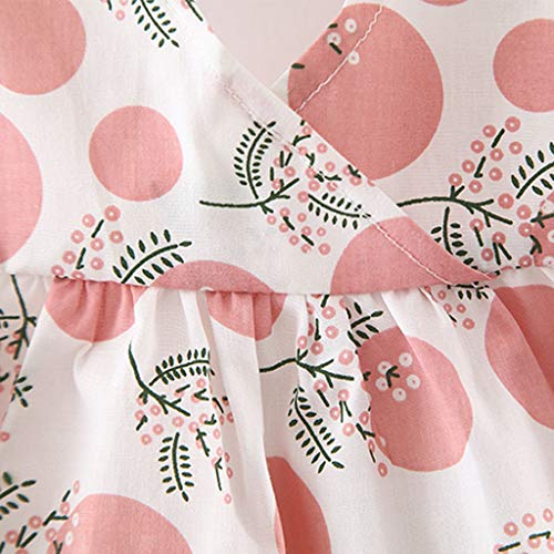 Vestido infantil para bebês meninas de verão, vestido de princesa, vestido floral sem mangas, vestid
