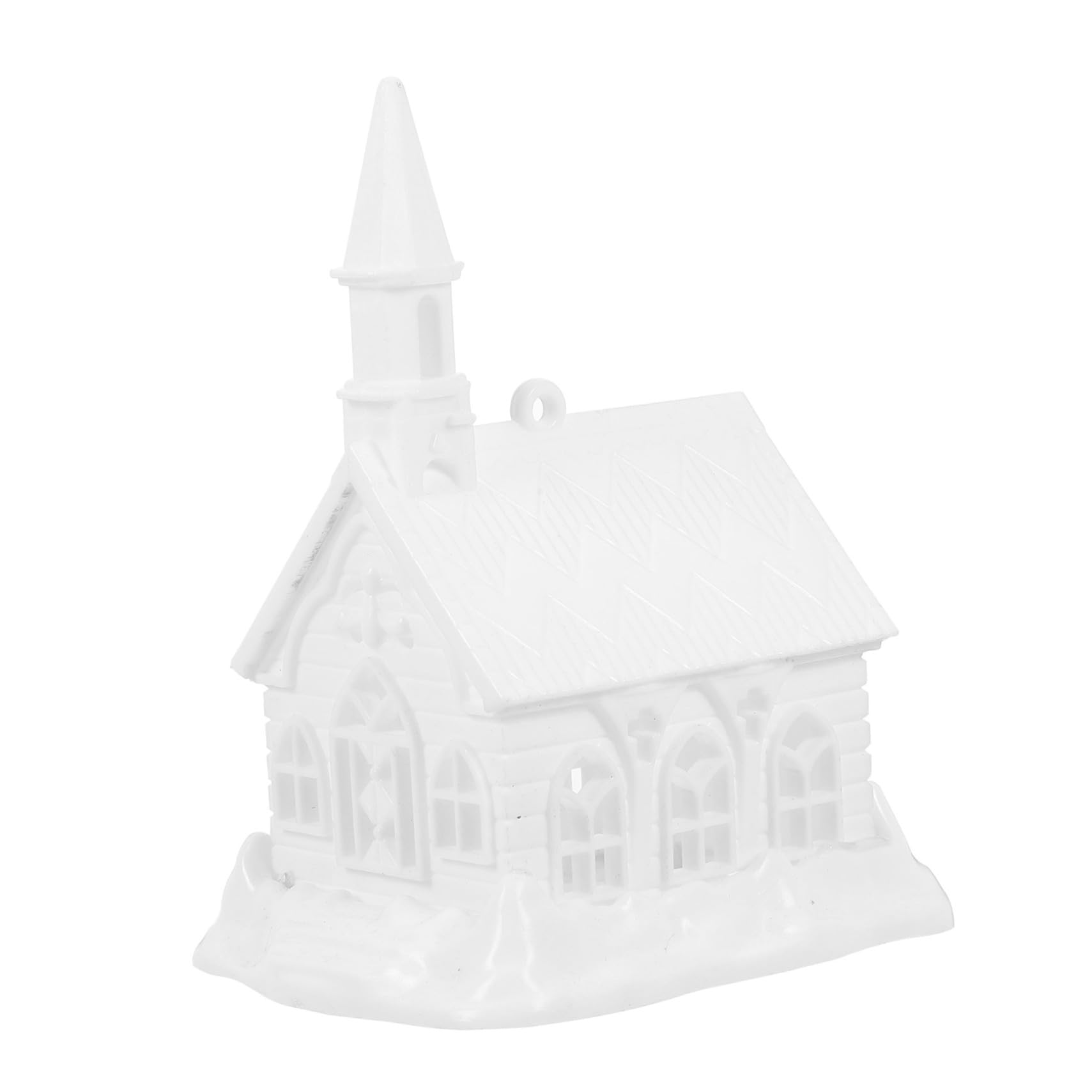 LIOOBO Miniature Snow House Decor Mini Snow House Model for Christmas DIY Micro Landscape Adorable Holiday Decoration for Home Tabletop Kitchen Office Desk