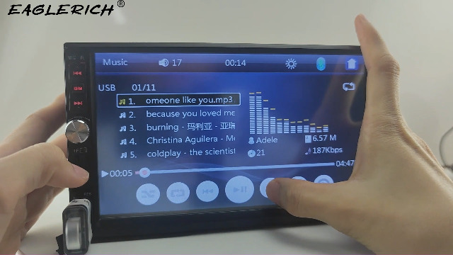 Double Din Car Stereo With Apple CarPlay Android Auto, Car Radio - View #9