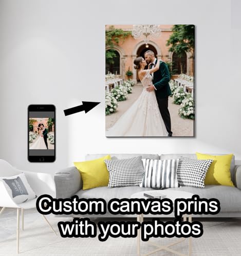 TreeDeal Custom Canvas Prints with Your Photos, Framed 11” x 14” Personalized Pictures Print, Customized Photo to Canvas Wall Art Ideal for Home Decor Gift Wrapping Pets Family Baby Wedding - Image 2