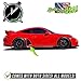 BENINI DESIGN STUDIO Side Rock Chip Fender Quarter Panel Vinyl Guard Decals Compatible with Porsche 911 996 997 991 992 (Gloss Black, 991)