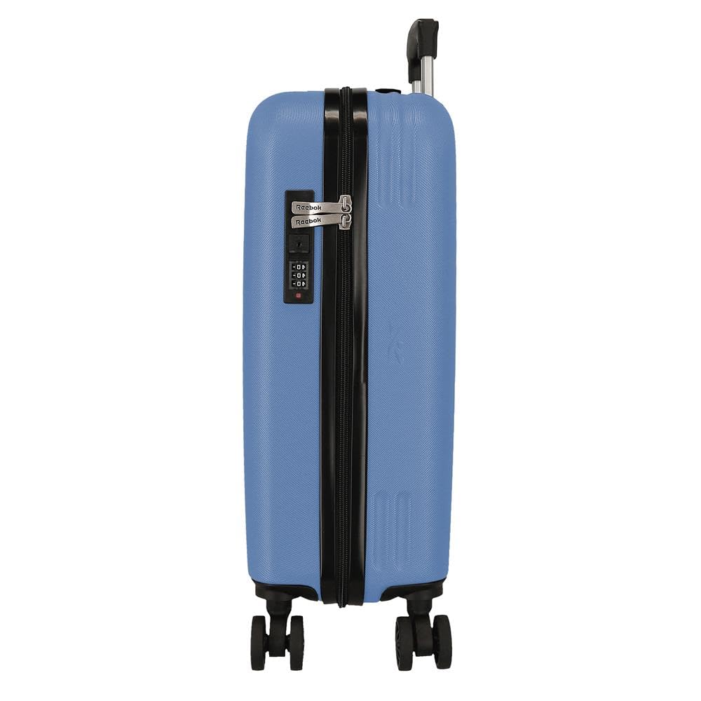 Reebok Valley, Bagaglio, interno con due scomparti, ABS un materiale resistente e leggero, 4 ruote girevoli, chiusura TSA. Di Joumma Bags