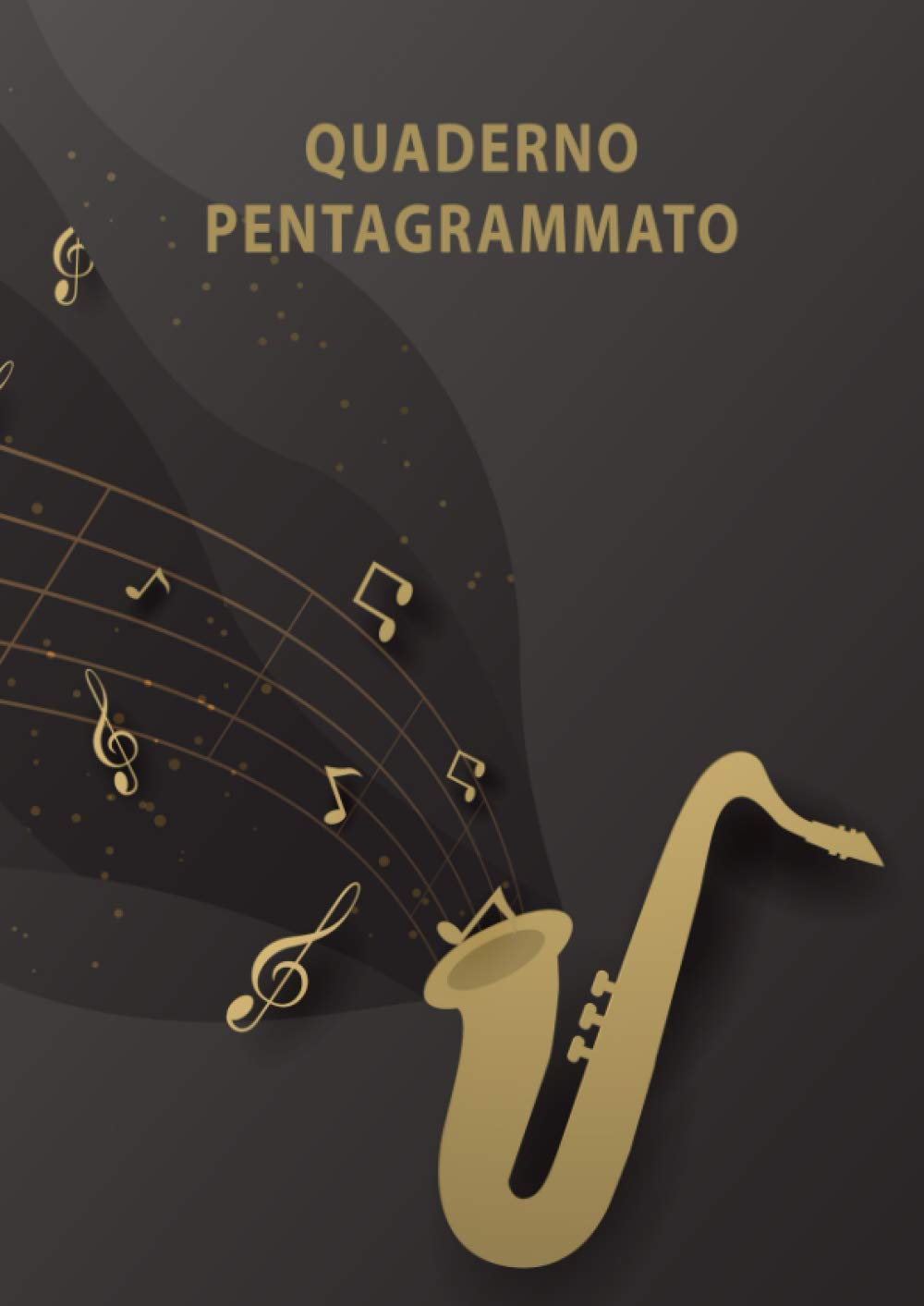 Quaderno Di Musica A Pentagramma - 100 Pagine, 13 Pentagrammi - Formato 21.59x27.94cm - Copertina Lucida - Regalo Per Musicisti - Foto 8