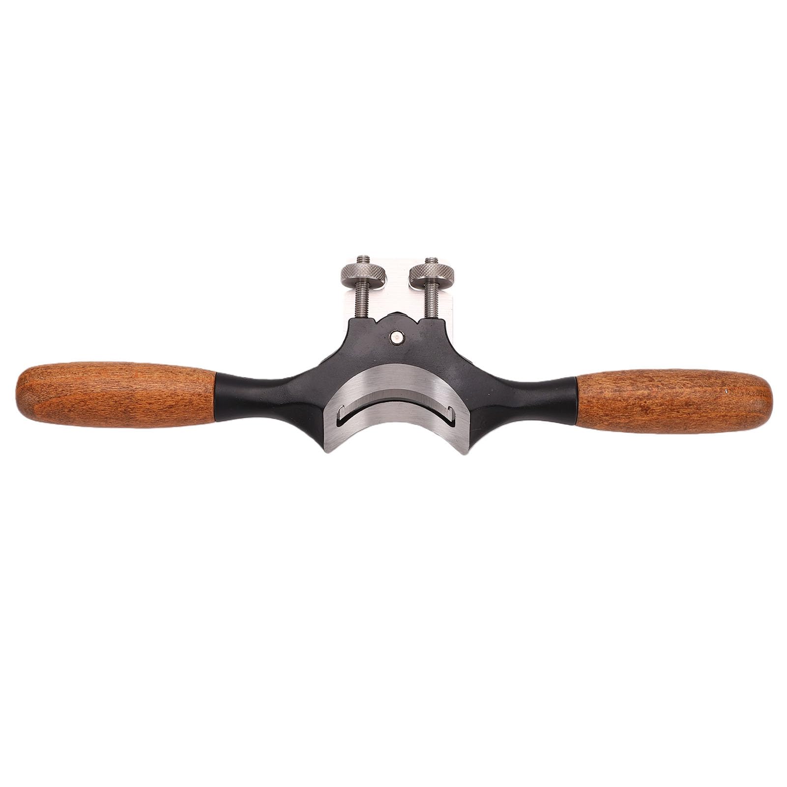Eujgoov Regulowana Strug do Drewna z Różanego Drewna do Formowania | 42mm Wklęsłe Ostrze do łuków i Narożników, Obudowa z Aluminium, Ergonomicznym Uchwyt do Obróbki Drewna